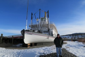 Me and the SS Klondike in Whitehorse