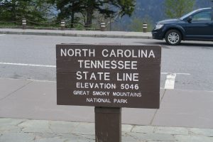 Newfound Gap sign. 