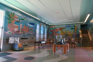 WPA murals inside Maritime Museum