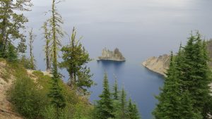 Phantom Ship Island from Sun Notch, east rim. 