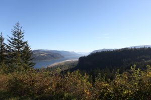 Vista from Portland Women's Forum Scenic Viewpoint just off Oregon highway 30.