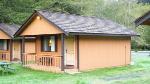 Cabin at Sol Duc Hot Springs, Olympic National Forest.