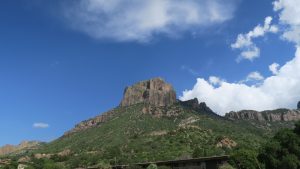 View behind Chisos Mountain Lodge