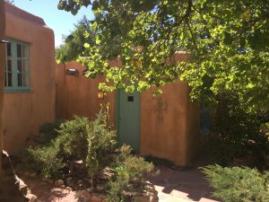 Outside of my room - The Shaman Room. I'll do medicine dances all night. 