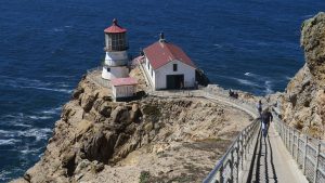 Lighthouse from atop the steps. 