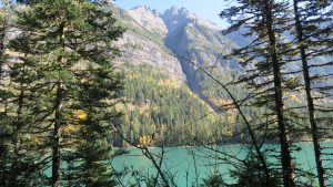 Avalanche Lake from the trail.