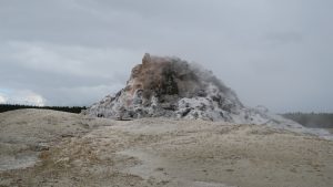 White Dome Geyser along Firehole Lake Road.