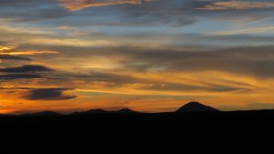 Sunset at Mesa Verde.