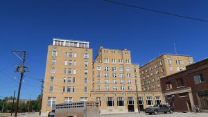 Crazy Water Hotel.  It's last incarnation was a retirement home but has since closed for good.